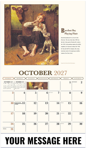 Memorable Images by Norman Rockwell Memory - 2027 Promotional Calendar