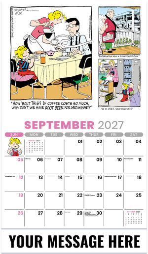 Dennis The Menace - 2027 Promotional Calendar