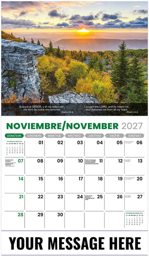 Faith Passages (Bilingual) - 2027 Promotional Calendar