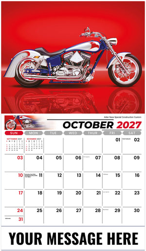 Motorcycle Mania - 2027 Promotional Calendar