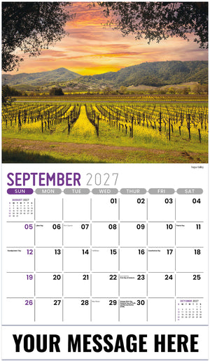 Scenes of California - 2027 Promotional Calendar