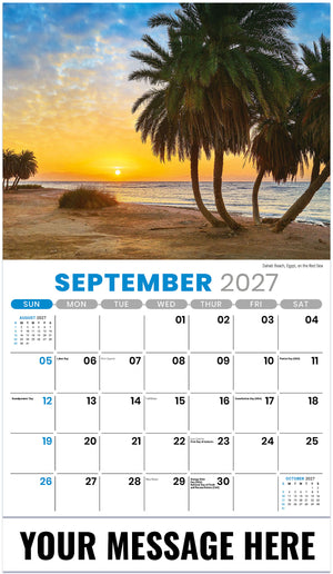 Sun, Sand & Surf - 2027 Promotional Calendar