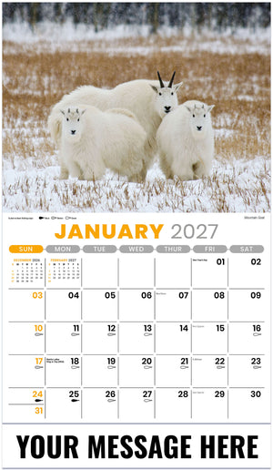 North American Wildlife - 2027 Promotional Calendar