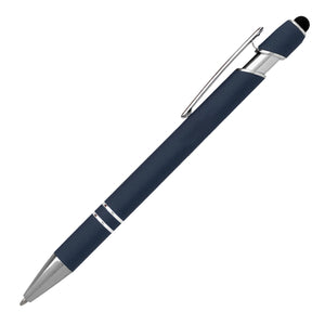 Shelby Soft Grip Pen - Dark Blue