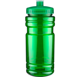 Surf Bottle with Push Pull Lid - Translucent Green