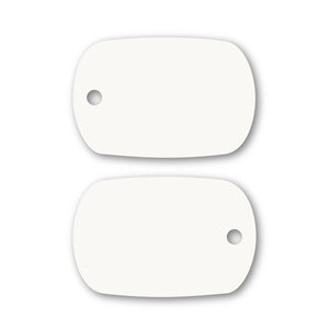 Poly Laminate Key Tag - Standard Oval