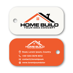 Poly Laminate Key Tag - Large Rectangle