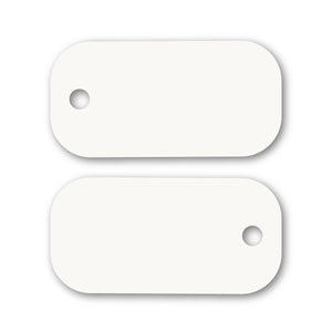 Poly Laminate Key Tag - Medium Rectangle