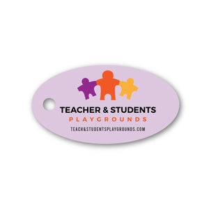 Poly Laminate Key Tag - Small Oval