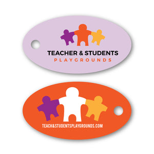 Poly Laminate Key Tag - Small Oval