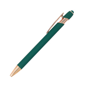 Shelby Prime Soft Grip Pen - Green
