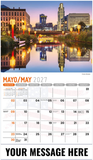 Scenes of America (Bilingual) - 2027 Promotional Calendar