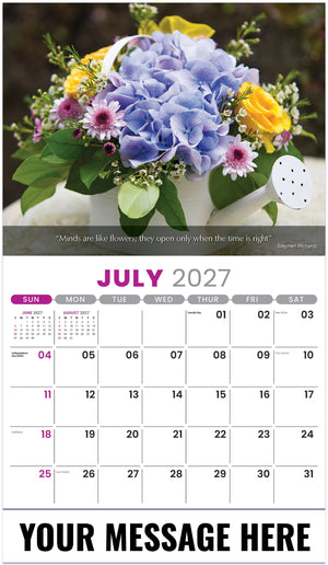 Flowers and Gardens - 2027 Promotional Calendar