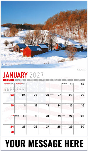 Scenes of America - 2027 Promotional Calendar