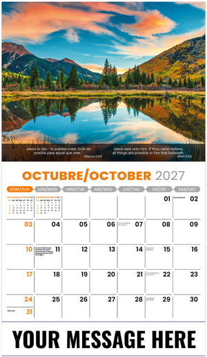 Faith Passages (Bilingual) - 2027 Promotional Calendar