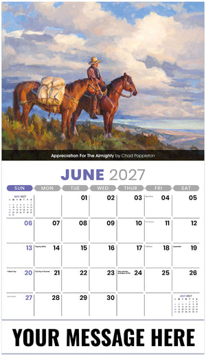 Spirit of the West - 2027 Promotional Calendar