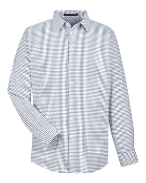 Devon & Jones CrownLux Performance® Men's Micro Windowpane Woven Shirt
