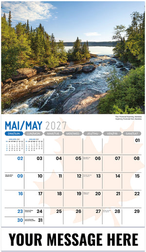 Scenes of Canada (Bilingual) - 2027 Promotional Calendar