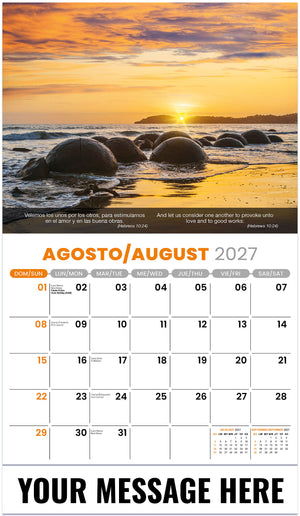 Faith Passages (Bilingual) - 2027 Promotional Calendar