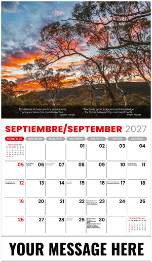 Faith Passages (Bilingual) - 2027 Promotional Calendar
