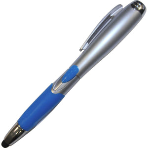 Eclipse Soft Stylus Pen with LED Light - Blue