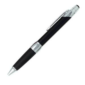 Enclave Metal Twist Action Pen with Soft Stylus - Black