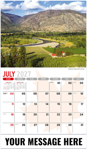 Scenes of Canada - 2027 Promotional Calendar