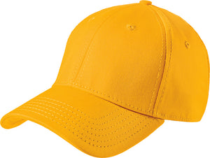 NEW ERA® Structured Stretch Cotton Cap - Custom Embroidered - NE1000 (Gold)