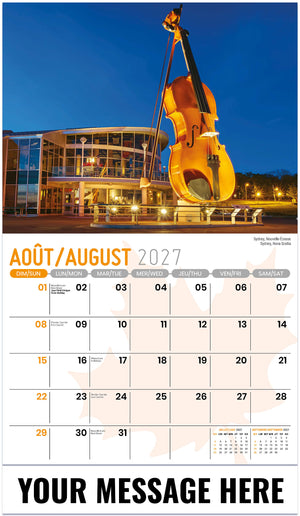 Scenes of Canada (Bilingual) - 2027 Promotional Calendar