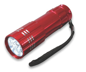 Mini Aluminum Flashlight - Red