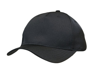 5 Panel Premium Pioneer Sports Twill - Black