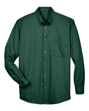 Harriton Men's Easy Blend™ Twill Shirt - Hunter