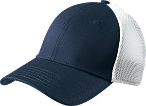 NEW ERA® Stretch Mesh Cap - Navy With White