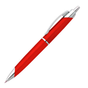 S2000 Plastic Plunger Action Pen - Red