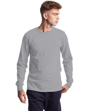 Champion Unisex Heritage Long-Sleeve T-Shirt - Oxford Grey