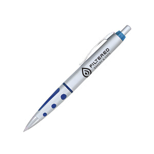 Juneau Pen - Silver With Blue
