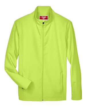Team 365 Men's Leader Soft Shell Jack - Safety Yellow