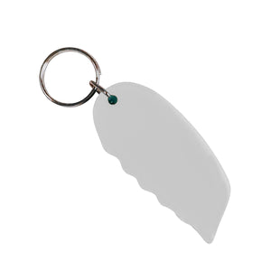 Utility Cutter Key Tag - White