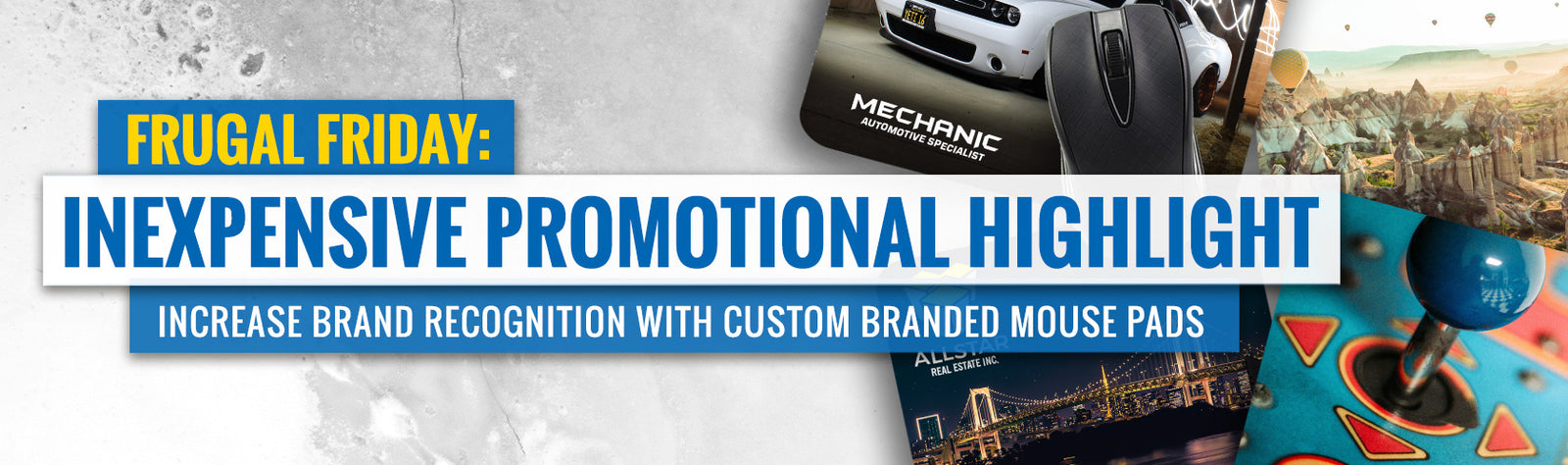Frugal Friday: Custom Branded Mousepads