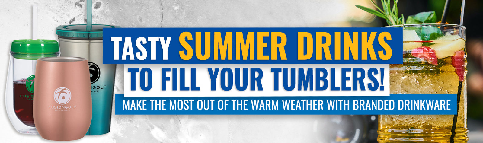 Tasty Summer Drinks to Fill Your Tumblers!