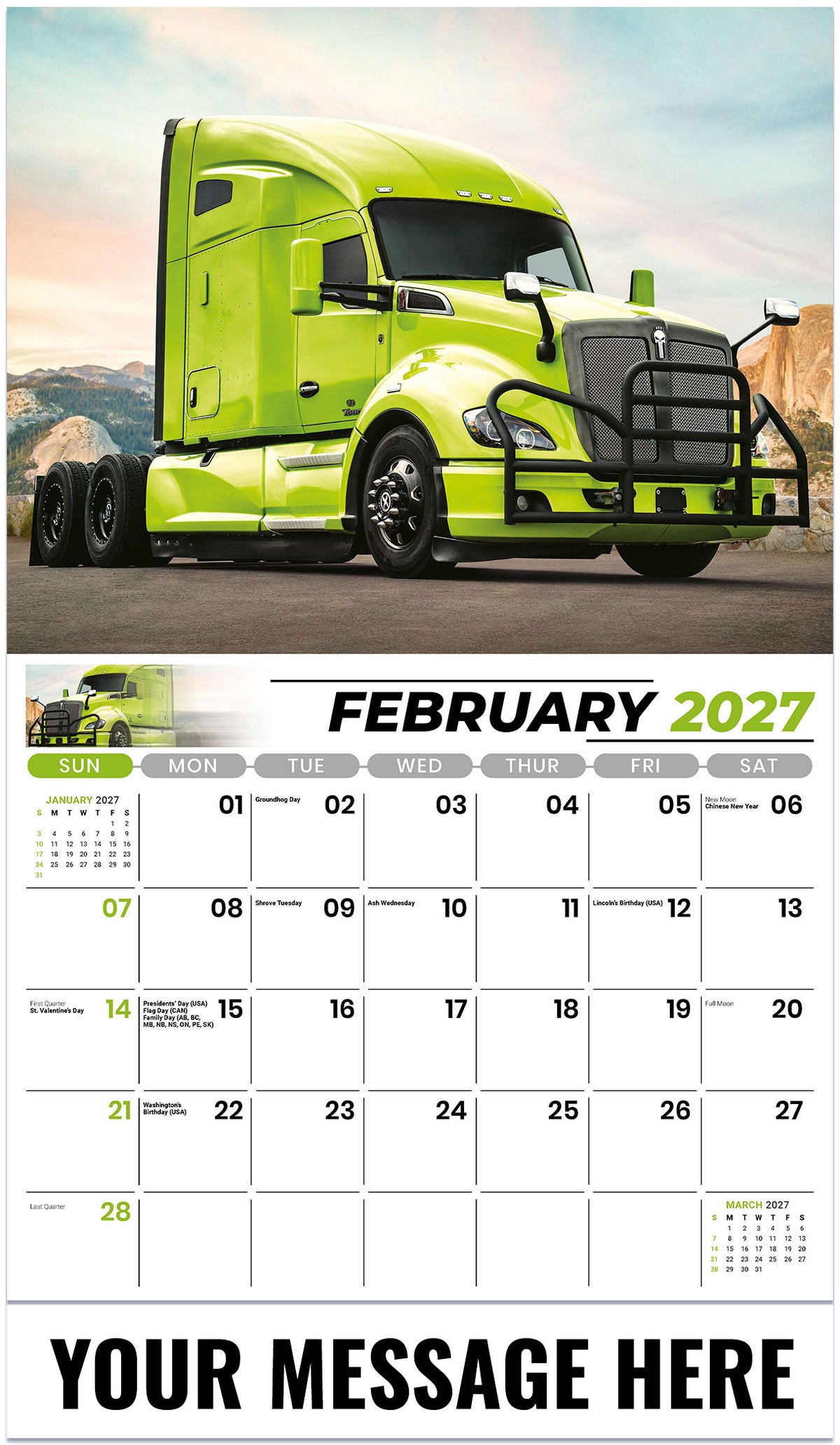Kings of the Road - 2027 Promotional Calendar