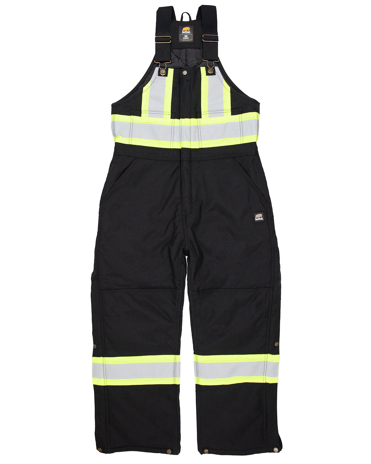 Berne Men's Safety Striped Arctic Insulated Bib Overall