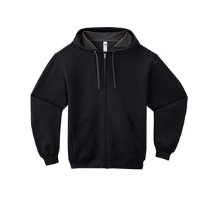 Fruit of the Loom Adult SofSpun® Full-Zip Hooded Sweatshirt - Black