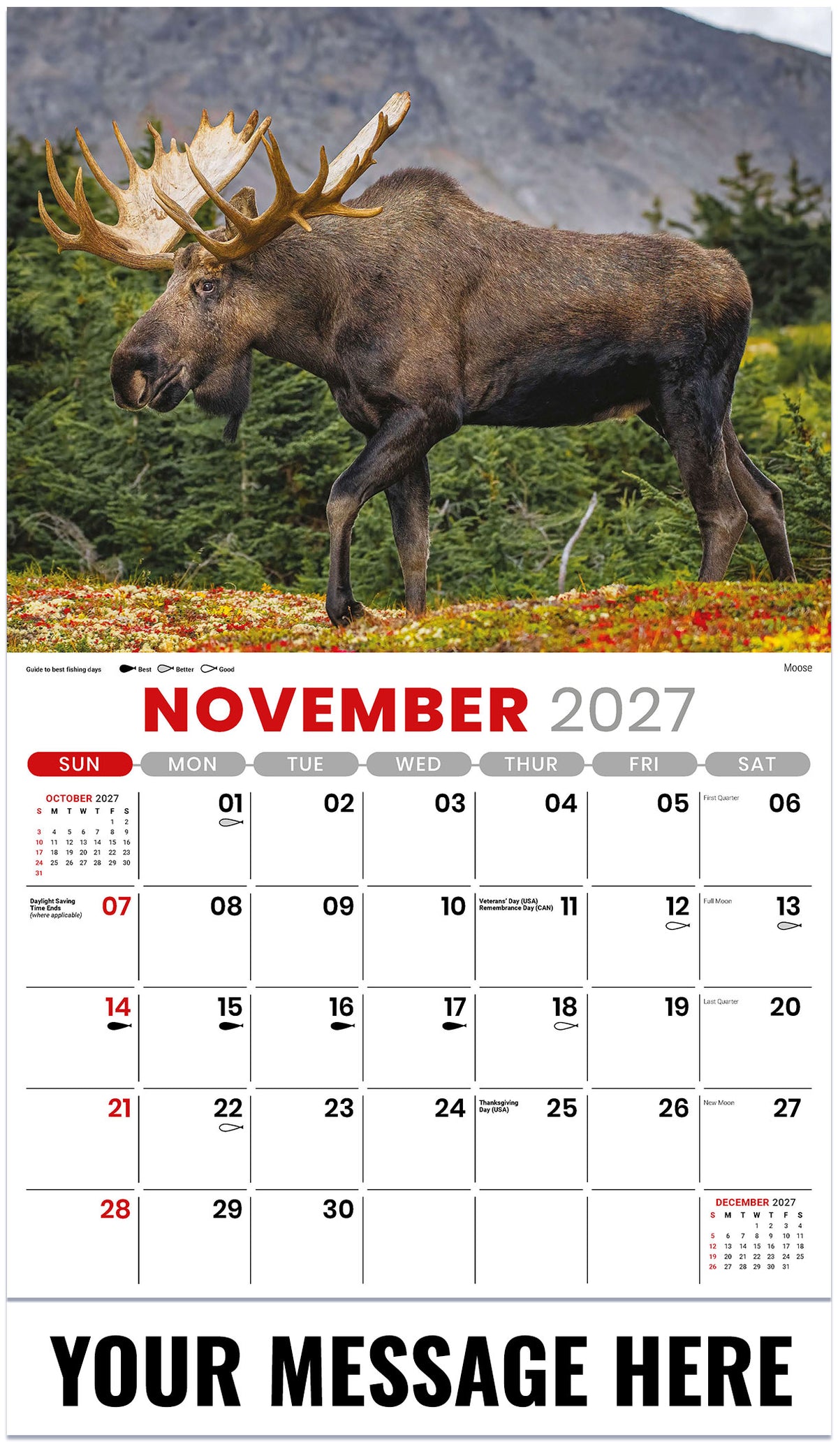 North American Wildlife - 2027 Promotional Calendar