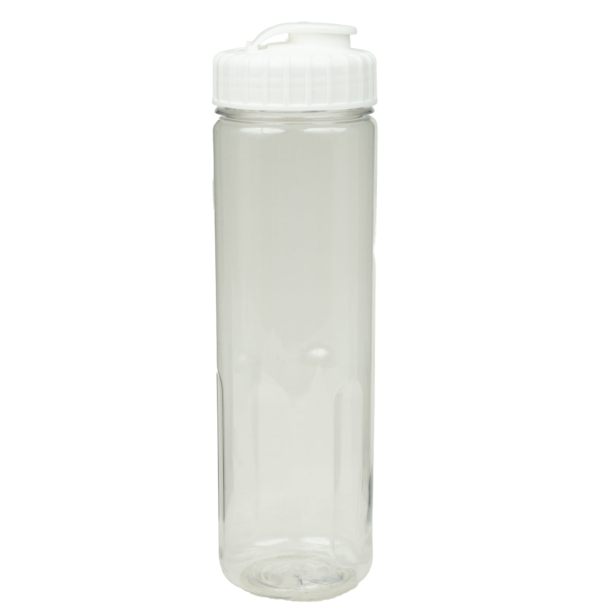 24 oz Prestige Bottle with Flip Top Lid - Clear With White Lid
