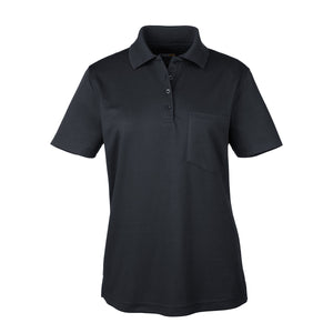 Core365 Origin Performance Pique Polo with Pocket - Women's AC78181P (Black)