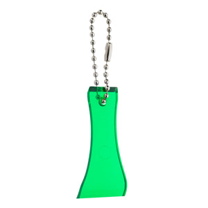 Lottery Scratcher With Bead Chain - Translucent Green