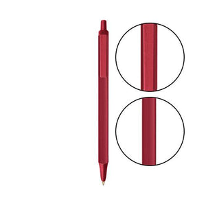 Metallic Red BIC® Clic Stic® Pen - Metallic Red With Metallic Red