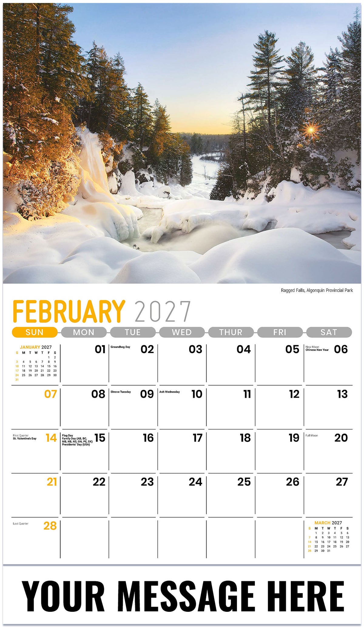 Scenes of Ontario - 2027 Promotional Calendar