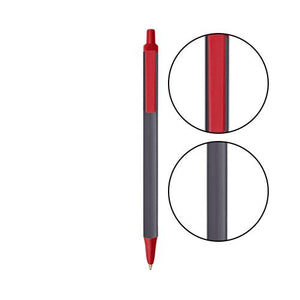 Slate BIC® Clic Stic® Pen - Slate With Red